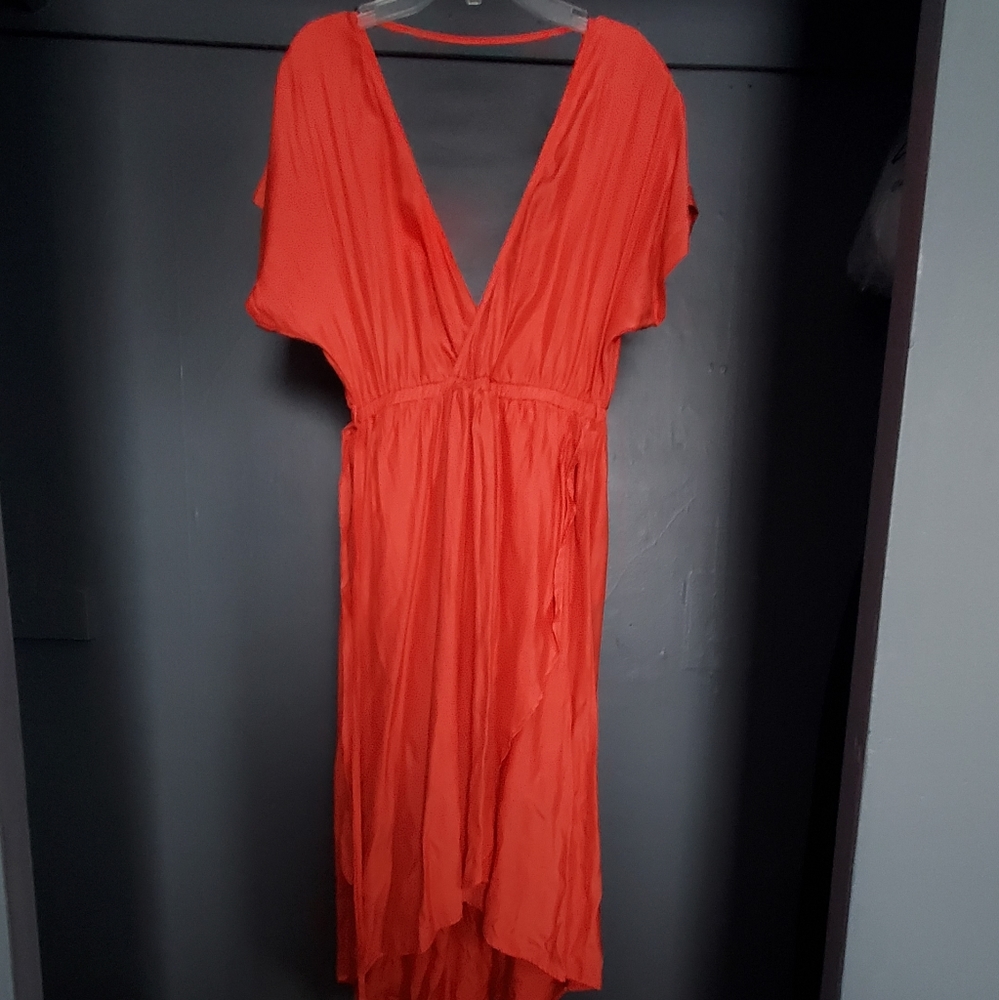 Coral dress
